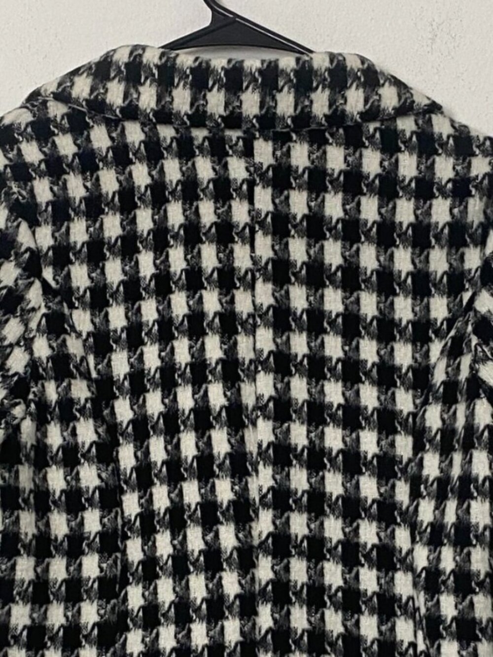 NWOT HYFVE Houndstooth Blazer Gold Hardware Long Sleeves "Very Chanel" B&W Small - Picture 5 of 8